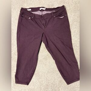 Torrid jeggings, zipper ankle, 28 regular